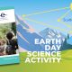 Image of Earth Day science activity cover and graphic showing scattered sunlight causing haze
